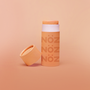 Front view of Noz sunscreen in the shade orange